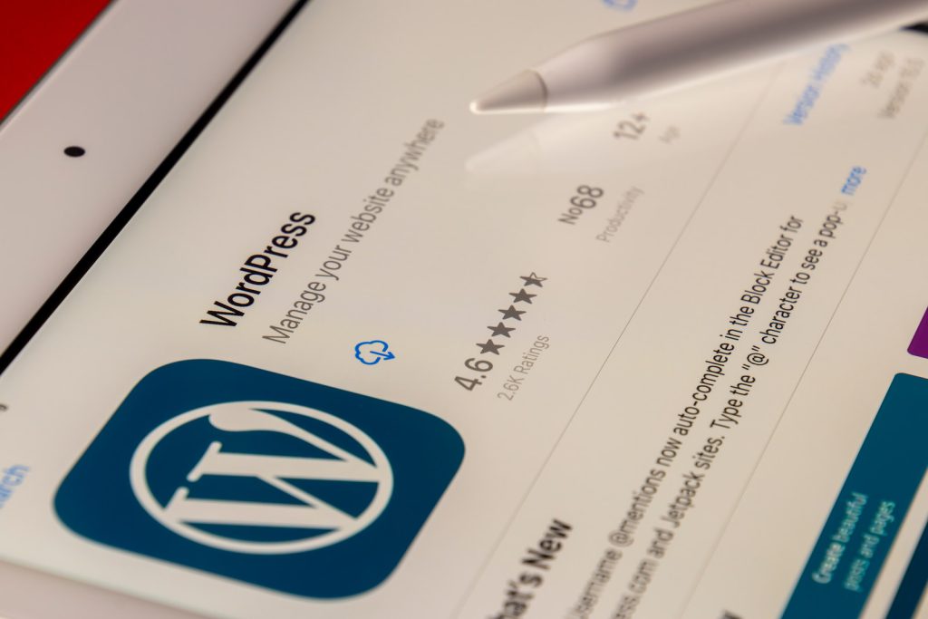 wordpress download on a site